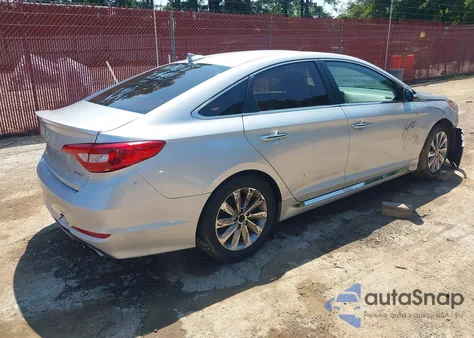 2016 Hyundai Sonata Sport из США, поврежденный, VIN 5NPE34AF8GH412879